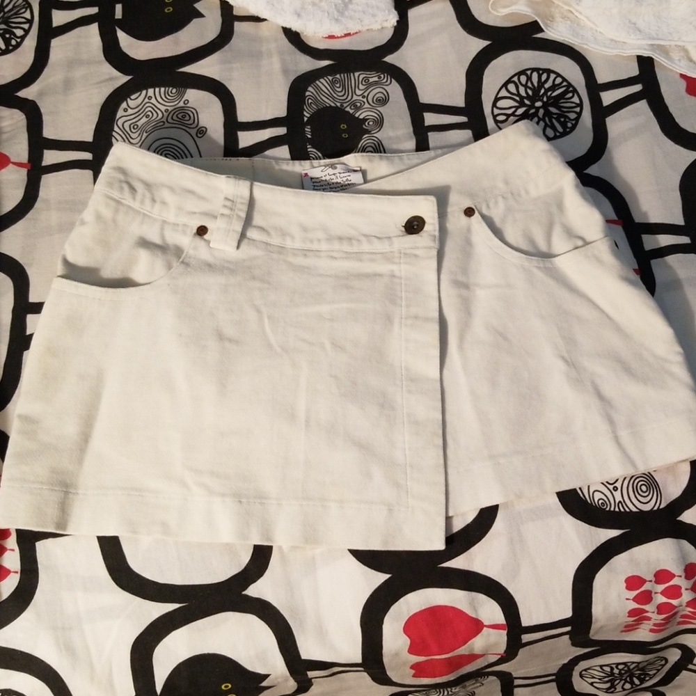 Wrap mini skirt